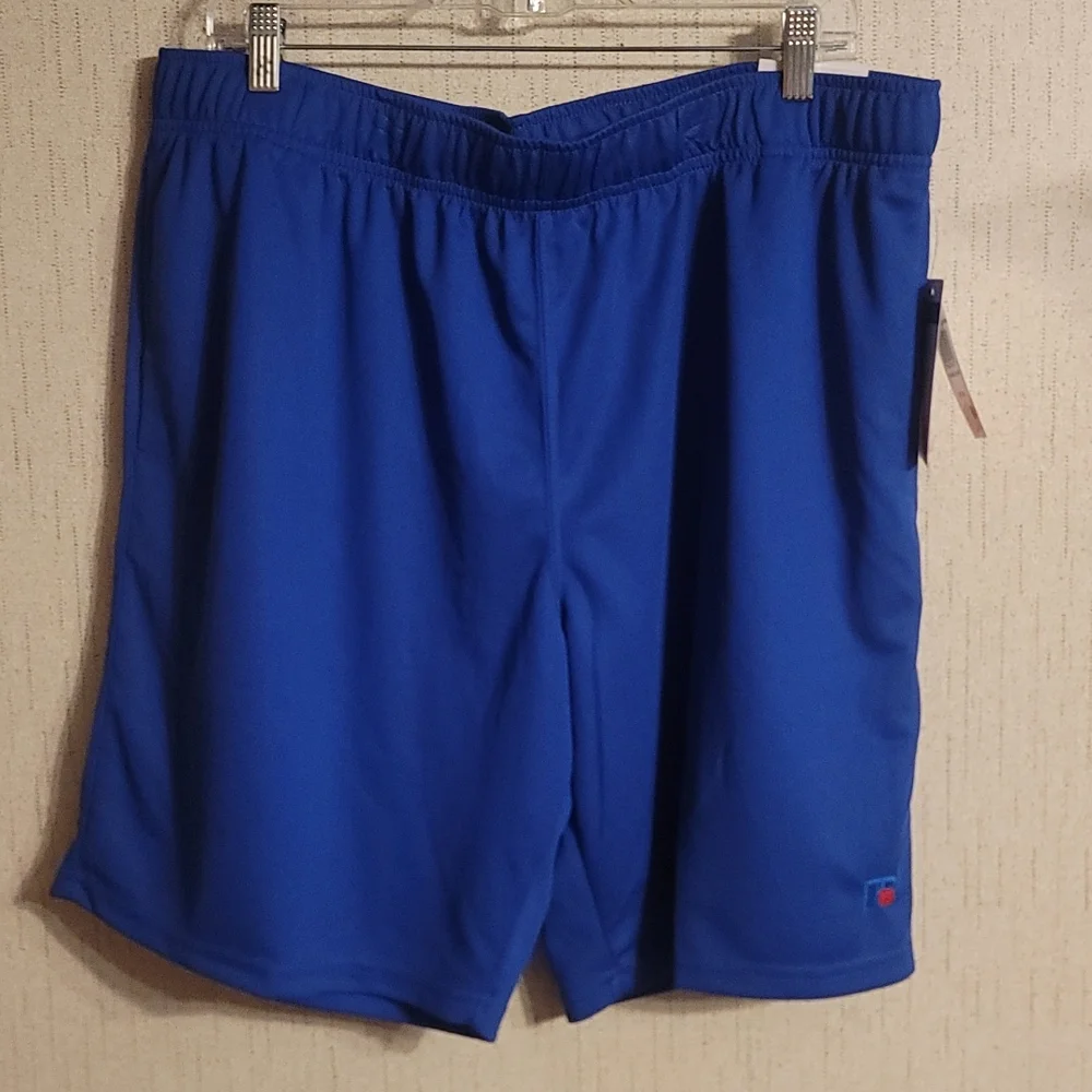 RUSSELL ATHLETIC REGULAR FIT TRAINING  SHORTS: BLUE: NWT: SZ XXL